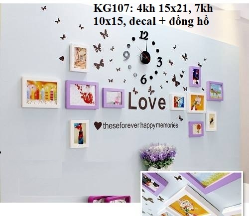 Khung ảnh bộ 11 khung - KG107